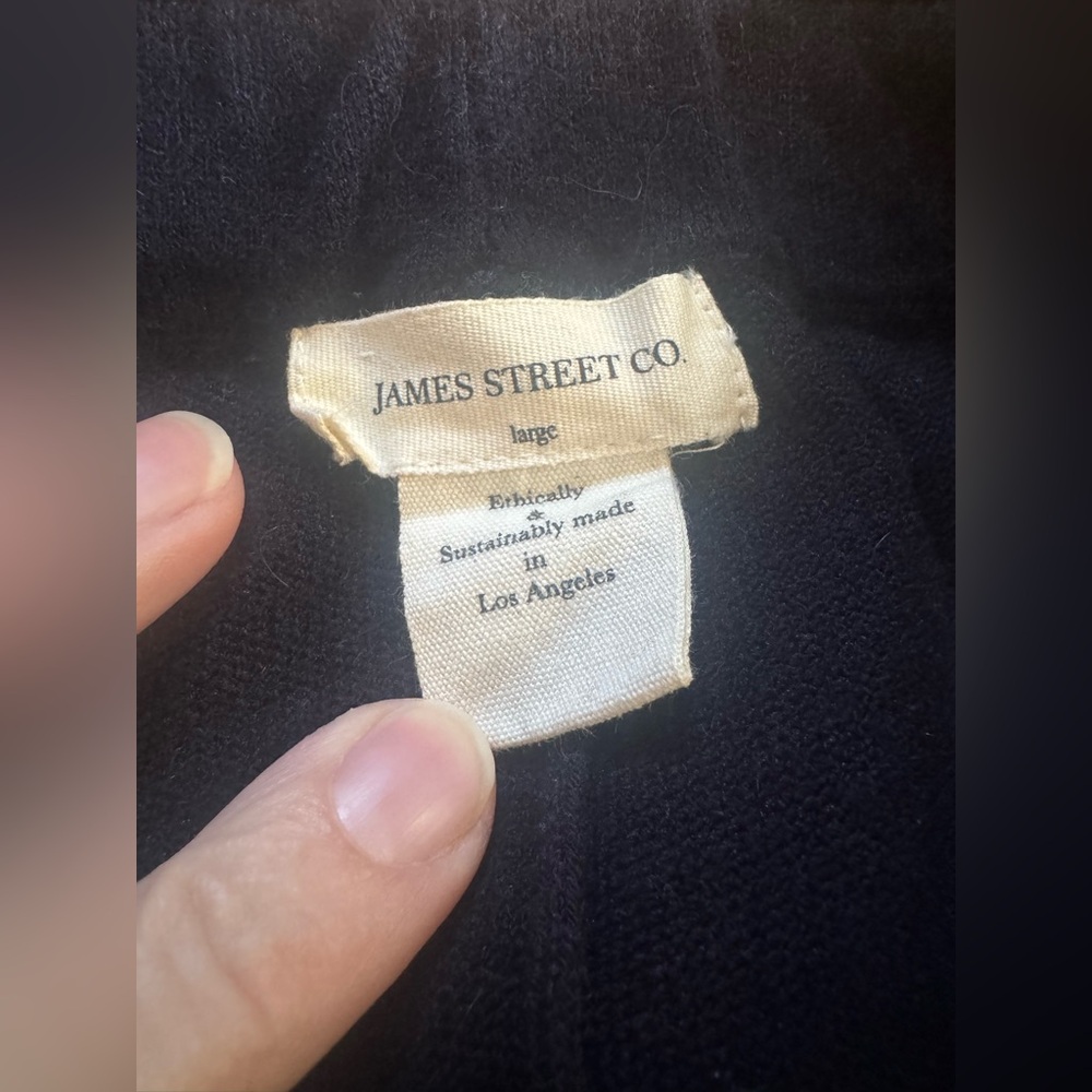 James Street Co Knit Jogger Navy Leggings - Picture 2 of 4